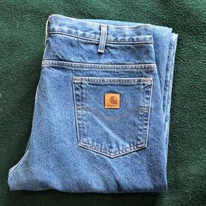 Carhartt Relaxed Fit Flannel-Lined 5-Pocket Jean 36x30